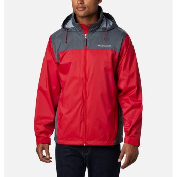 Columbia Muške Jakne - Glennaker Lake Rain Big Plave Crvene Tamno Sive | POJR-23671